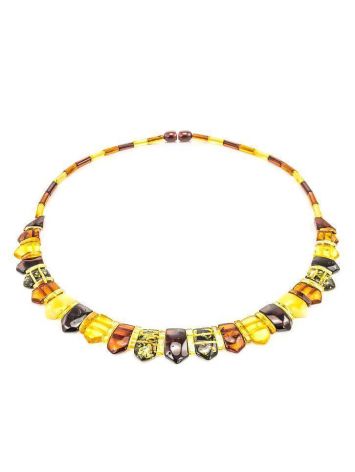 Multicolor Amber Necklace The Cleopatra, image , picture 3
