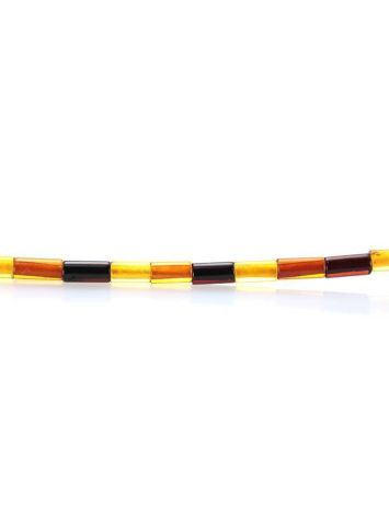 Amber Flat Beaded Necklace The Cleopatra, image , picture 5