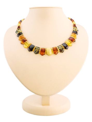 Multicolor Amber Necklace The Cleopatra, image 