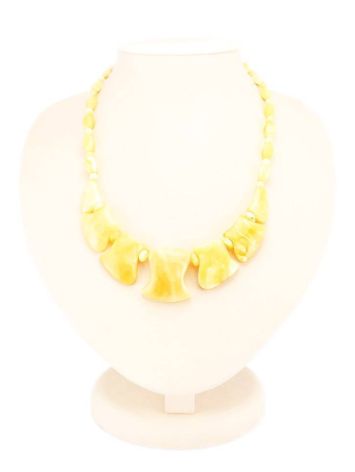 Cloudy Honey Amber Necklace, image 