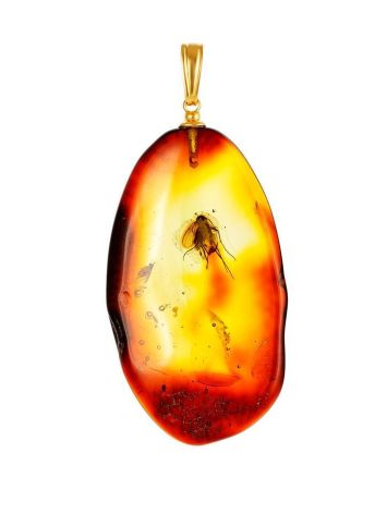Amber Pendant With Insect Inclusions The Clio, image 