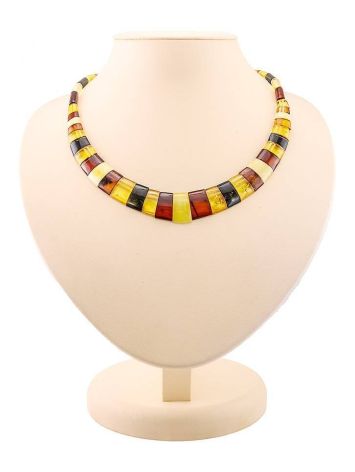 Multicolor Amber Necklace The Egypt, image 