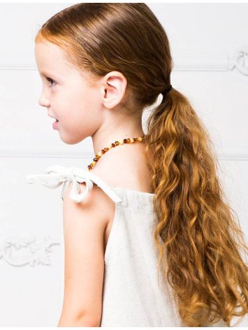 Two-Toned Amber Teething Necklace, image , picture 2