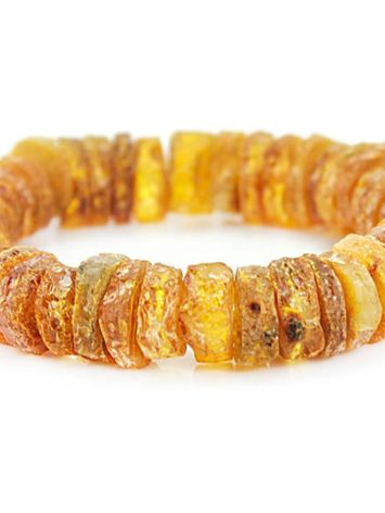 Raw Amber Elastic Bracelet, image , picture 2