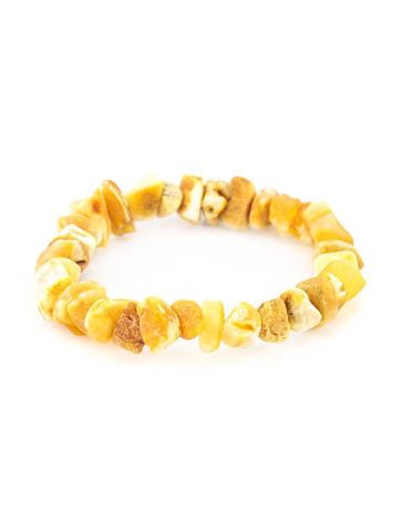 Unpolished Amber Beaded Bracelet, image , picture 3