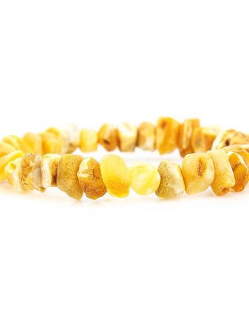 Unpolished Amber Beaded Bracelet, image , picture 2
