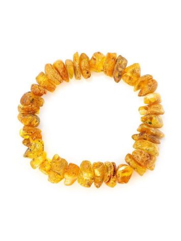 Raw Amber Elastic Bracelet, image , picture 4