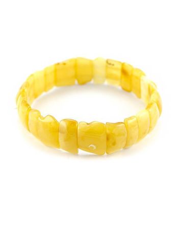 Genuine Honey Amber Stretch Bracelet, image , picture 3