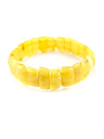 Genuine Honey Amber Stretch Bracelet, image , picture 6