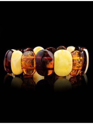 Multicolor Amber Stretch Bracelet, image , picture 2