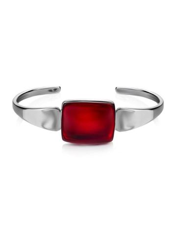 Fantastic Red Amber Bracelet In Sterling Silver The Sangria, image , picture 3