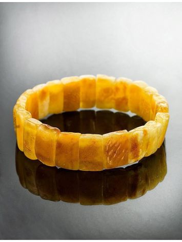 Vintage Style Amber Stretch Bracelet, image , picture 2