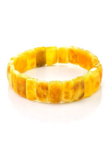 Vintage Style Amber Stretch Bracelet, image , picture 3