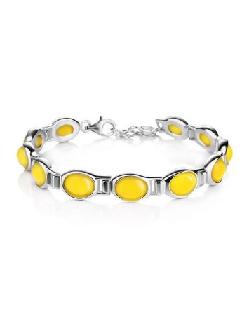 Amber Bracelet In Sterling Silver The Soprano, image 