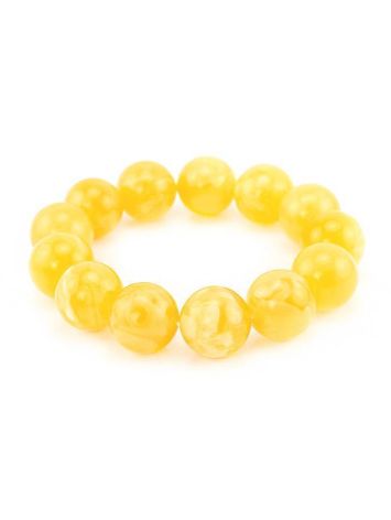 Bold Amber Beaded Bracelet, image 