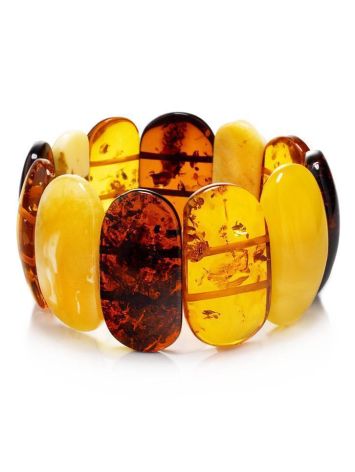 Bold Amber Stretch Bracelet, image 