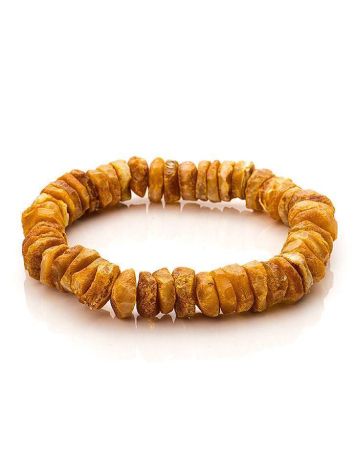Raw Amber Beaded Bracelet, image 