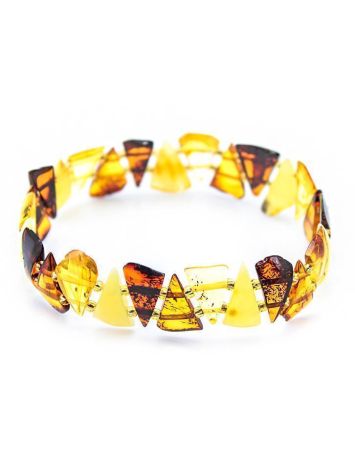 Multicolor Amber Elastic Bracelet, image 