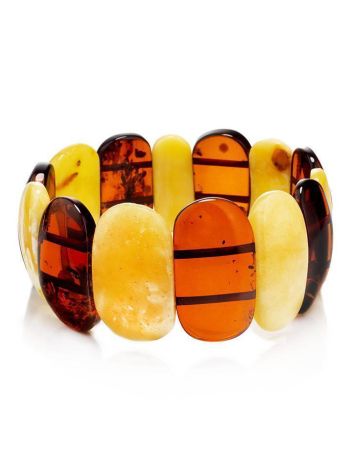 Multicolor Amber Elastic Bracelet, image 