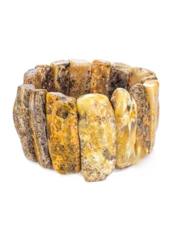 Exotic Amber Elastic Bracelet The Volcano, image 