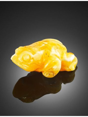Carved Amber Frog, image , picture 2