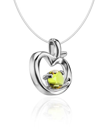 Invisible Necklace With Silver Pendant The Aurora, image , picture 3