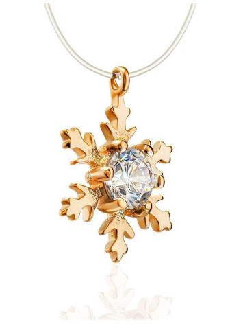 Gold Crystal Pendant Necklace The Aurora, Length: 41, image , picture 3