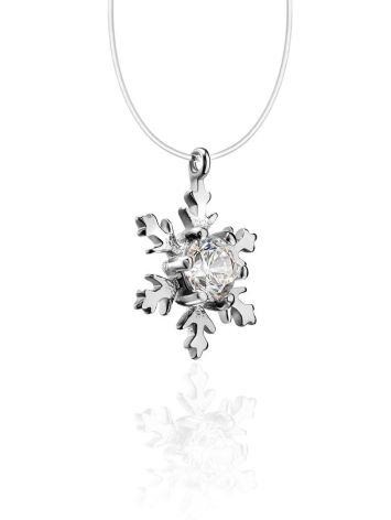 Invisible Necklace With Snowflake Pendant The Aurora, image , picture 3