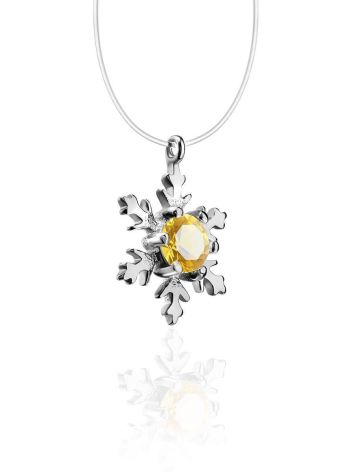 Invisible Necklace With Snowflake Pendant The Aurora, image , picture 3