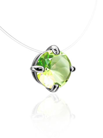 Invisible Necklace With Crystal Pendant The Aurora, image , picture 3