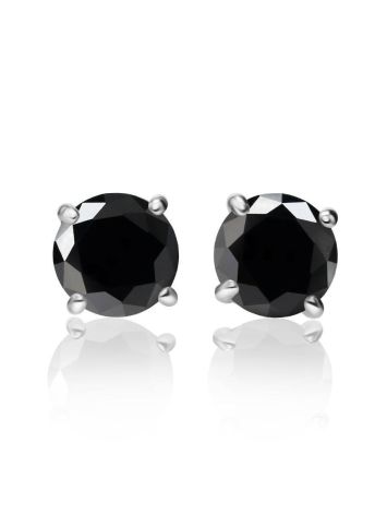 Bold Black Crystal Studs The Aurora, image , picture 3