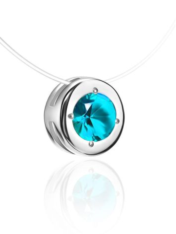 Invisible Necklace With Crystal Pendant The Aurora, image , picture 3
