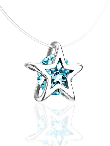 Invisible Necklace With Star Shaped Pendant The Aurora, image , picture 3