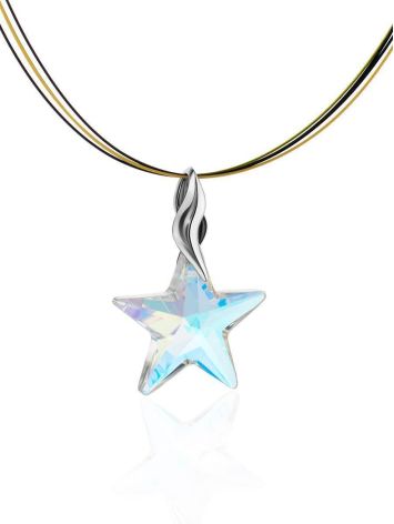 Crystal Star Pendant Necklace The Fame, image 
