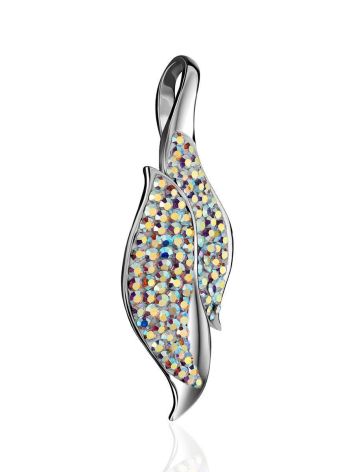 Silver Pendant With Chameleon Colored Crystals The Eclat, image , picture 3