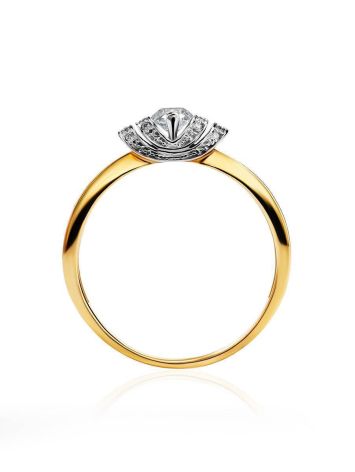 Diamond Statement Ring In Gold, Ring Size: 8 / 18, image , picture 3
