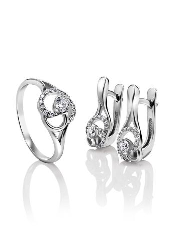 Refined Diamond Earrings In White Gold, image , picture 4
