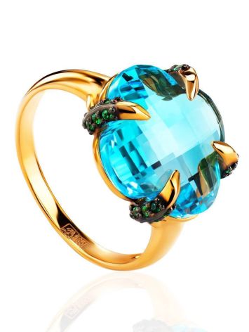 Topaz Cocktail Ring In Gold, Ring Size: 8 / 18, image 
