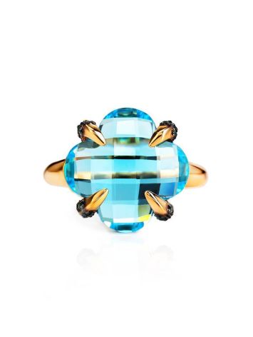 Topaz Cocktail Ring In Gold, Ring Size: 8 / 18, image , picture 3