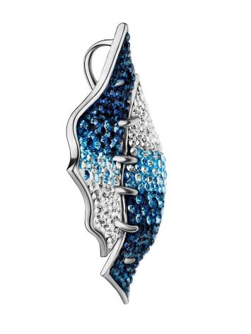 Sterling Silver Pendant With Blue And White Crystals The Eclat, image , picture 4