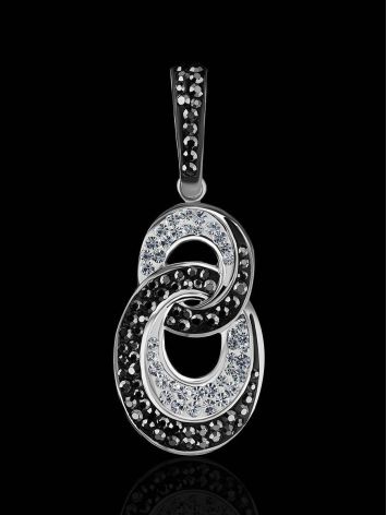 Black And White Crystal Pendant The Eclat, image , picture 2