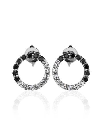 Black And White Crystal Studs The Aurora, image , picture 3