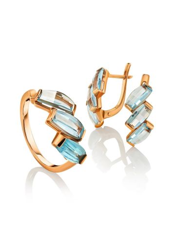 Topaz Golden Earrings The Bay, image , picture 4