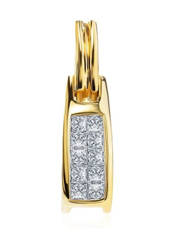 Diamond Encrusted Golden Pendant, image , picture 3