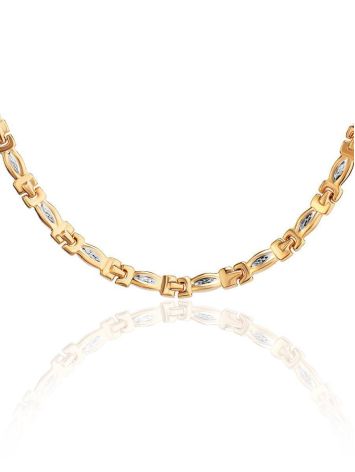 Two Toned Golden Necklace, image 
