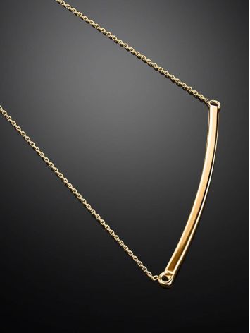 Minimalistic Golden Necklace, image , picture 2