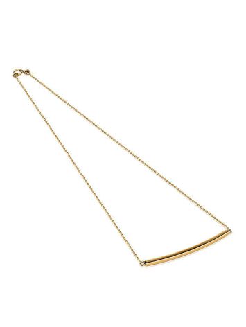 Minimalistic Golden Necklace, image , picture 3