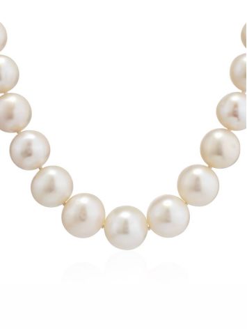 Cultured Pearl Necklace In Gold The Serene, image 