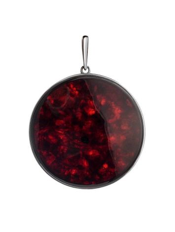 Round Cherry Amber Pendant The Monaco, image 