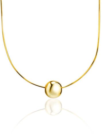 18ct Gold on Sterling Silver Orb Pendant Necklace The ICONIC, image 